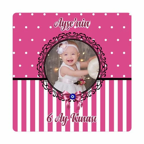 6 Ay Kınası Temalı Magnet